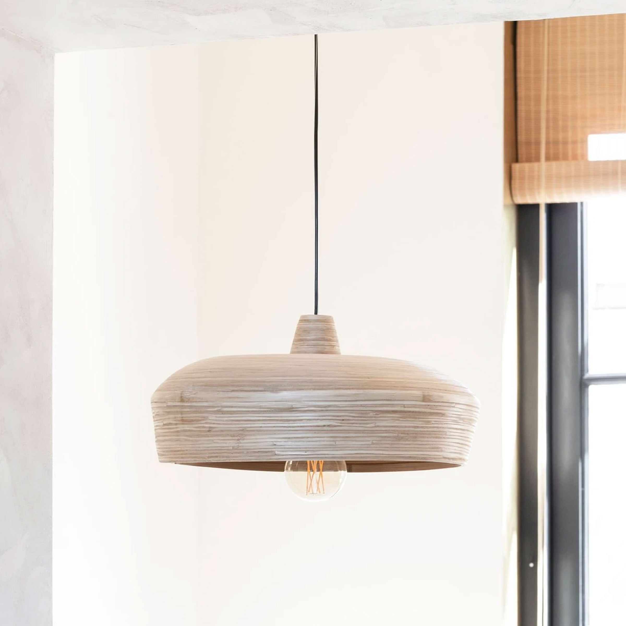 MUST Living Hanglamp Kuala Lumpur Bamboe, 50cm - Naturel