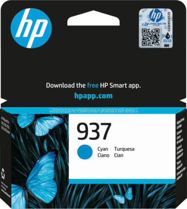 HP 937 Cartridge Cyaan