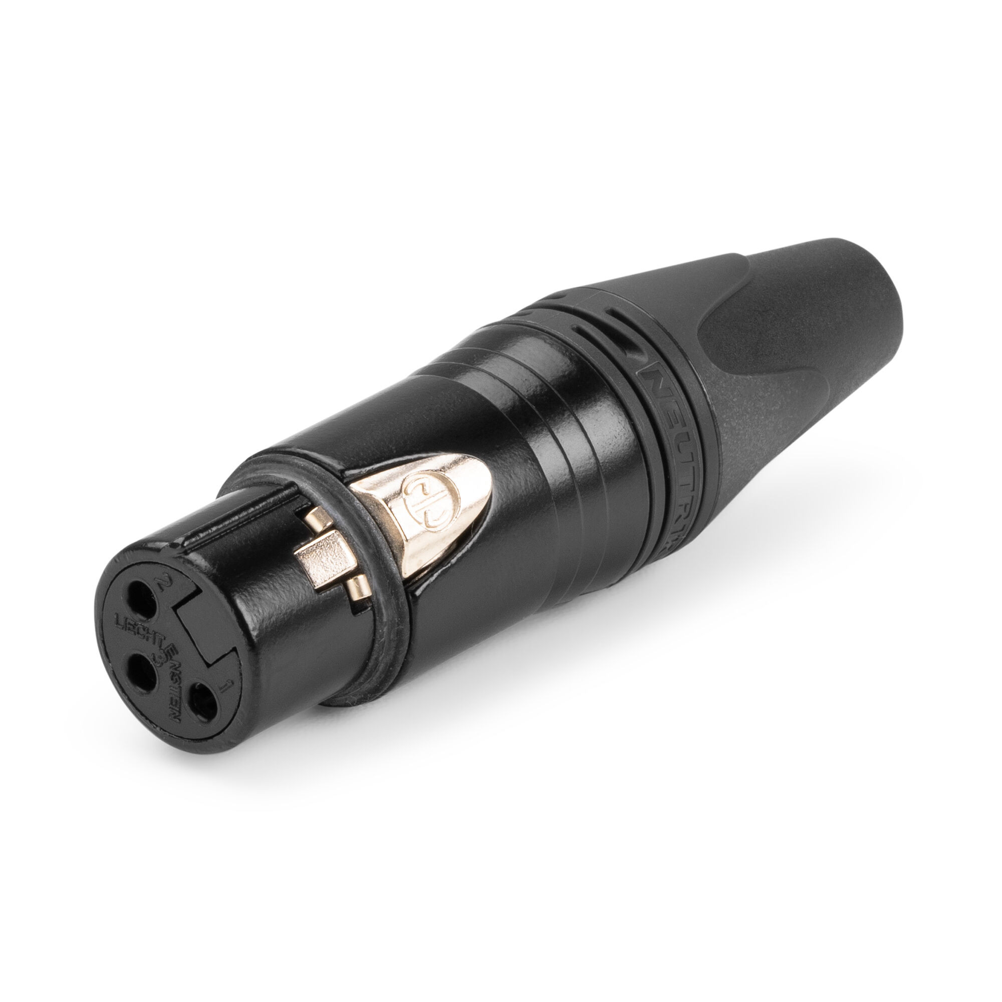 NEUTRIK XLR NC3FXX 3-polig female kabelconnector - zwart