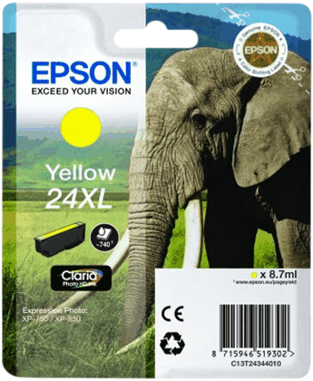 Epson 24XL Cartridge Geel