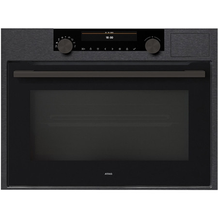 ATAG CSX46121D Inbouw Multifnctionele 3-in-1 Oven met Groot Kleurendisplay - Black Steel