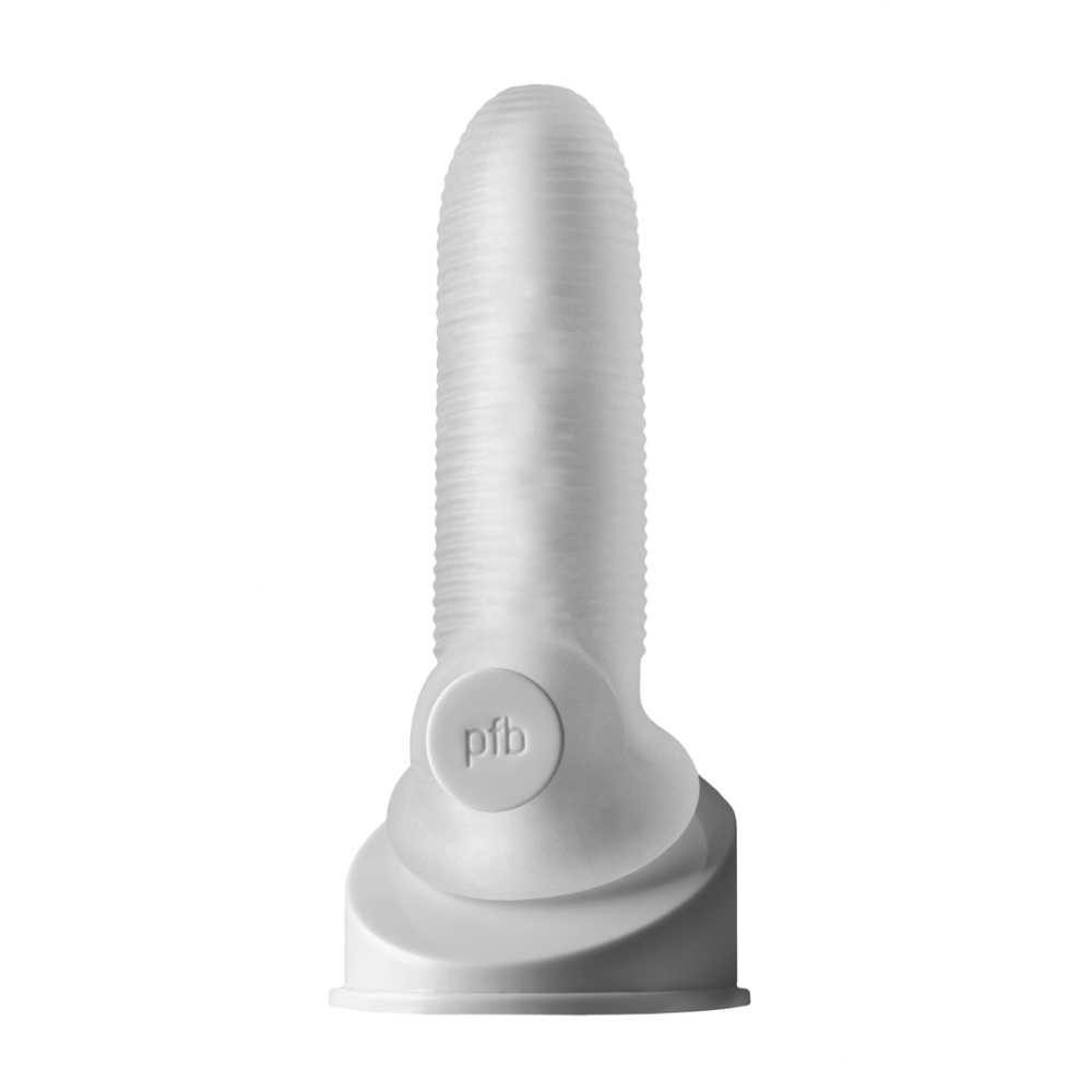 PerfectFitBrand Fat Boy Micro Ribbed Sheath - Dildo - 6 / 14 cm