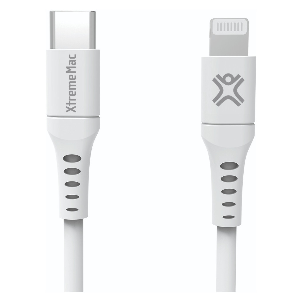 XtremeMac Usb C naar Lightning Kabel 2m Kunststof Wit