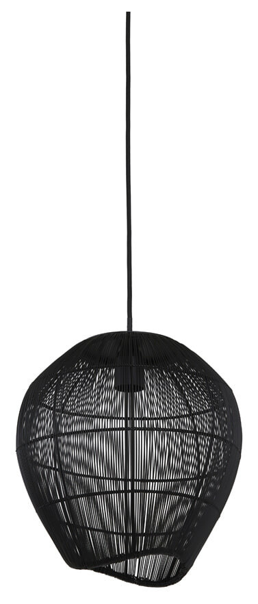 Light & Living Hanglamp 'Yumi' 28cm, kleur Mat Zwart