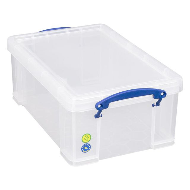 Really Useful Box opbergdoos 9 liter, transparant