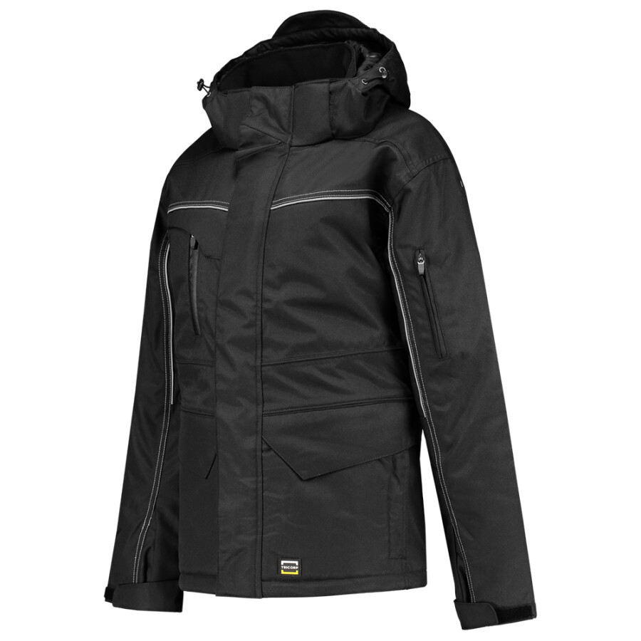 Tricorp midi parka canvas - 402007 - zwart - maat 7XL