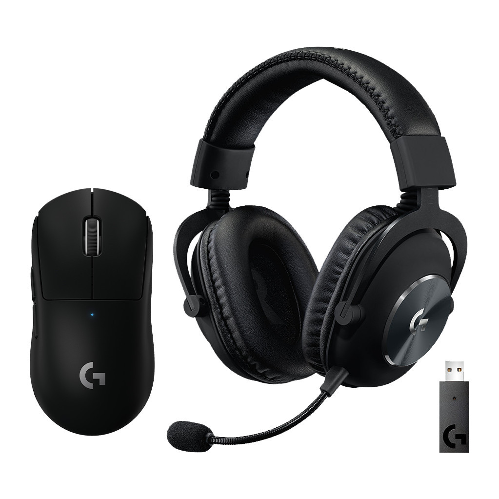 Logitech G PRO X Wireless LIGHTSPEED Gaming Headset +  Logitech G Pro X Gaming Muis