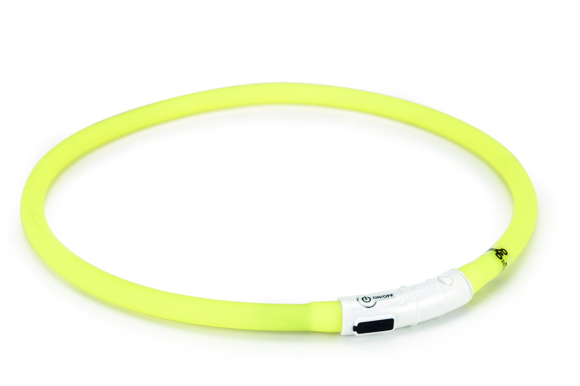 Safety Gear Halsband+USB Dogini Geel 70 cm