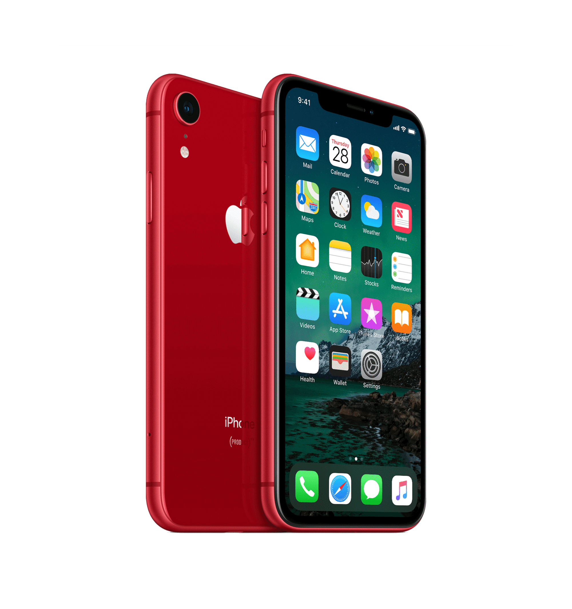 Refurbished iPhone XR 256 GB Rood Zichtbaar gebruikt