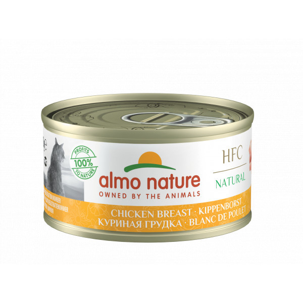 Almo Nature HFC Natural kippenborst natvoer kat (70 g) 12 x 70 g