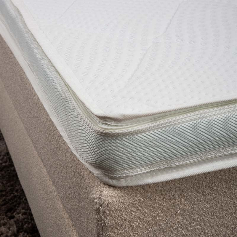 Topmatras Deluxe - Koudschuim - 80x220 cm met Koudschuim Kern - Van Aeroplus - Comfort: Medium - Dekbed-Discounter.nl