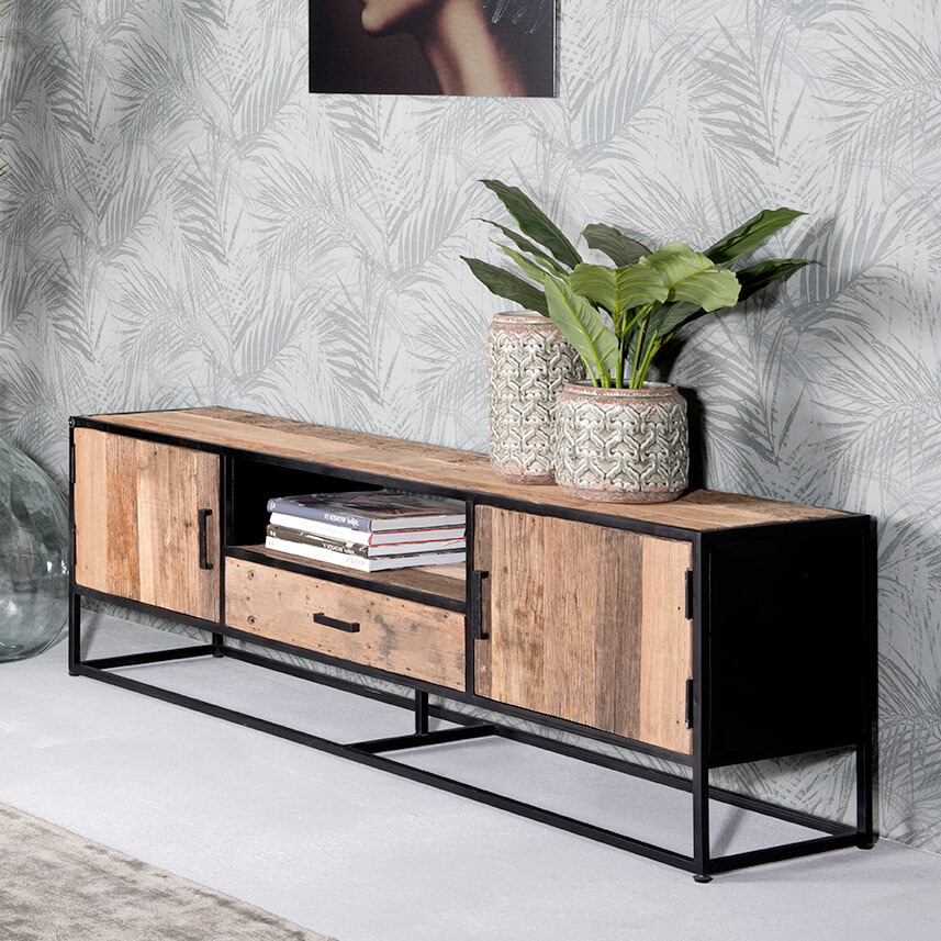 Livingfurn TV-meubel Dakota 150 cm - Hout