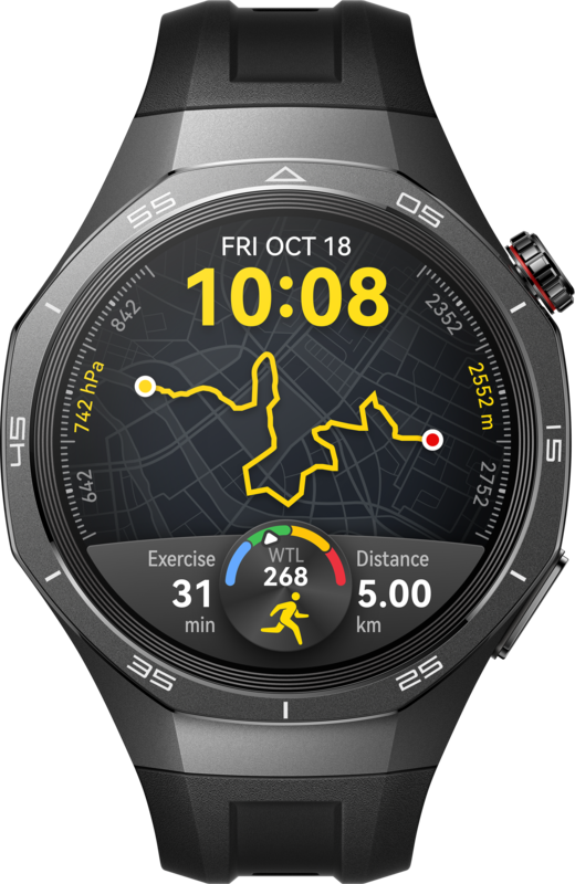 Huawei Watch GT5 Pro 46mm Grijs/Zwart