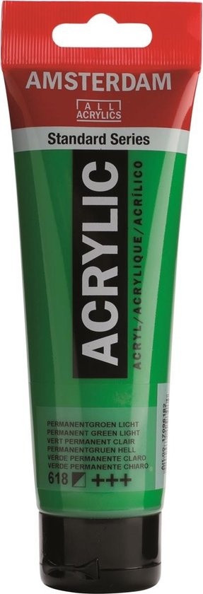 Royal Talens Amsterdam Acrylverf 120 ml - Permanentgroen Licht