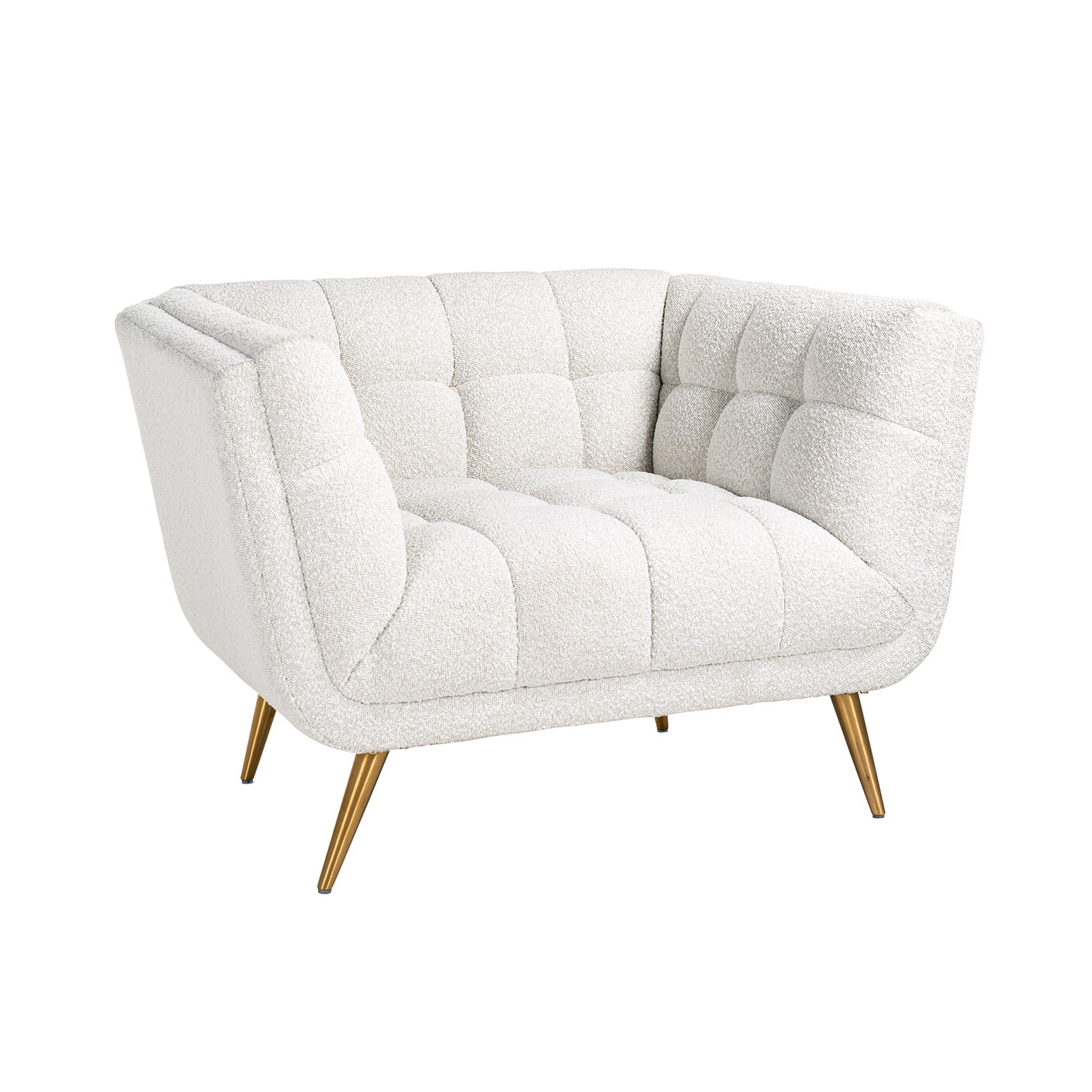 Richmond Fauteuil Huxley Bouclé - Wit