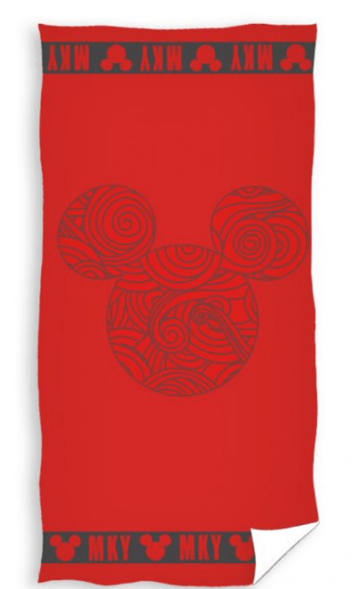 Mickey Mouse strandlaken 70 x 140 cm Rood