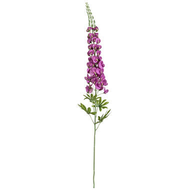 Kunstbloem Lupine Spray - paars - 84 cm - Leen Bakker