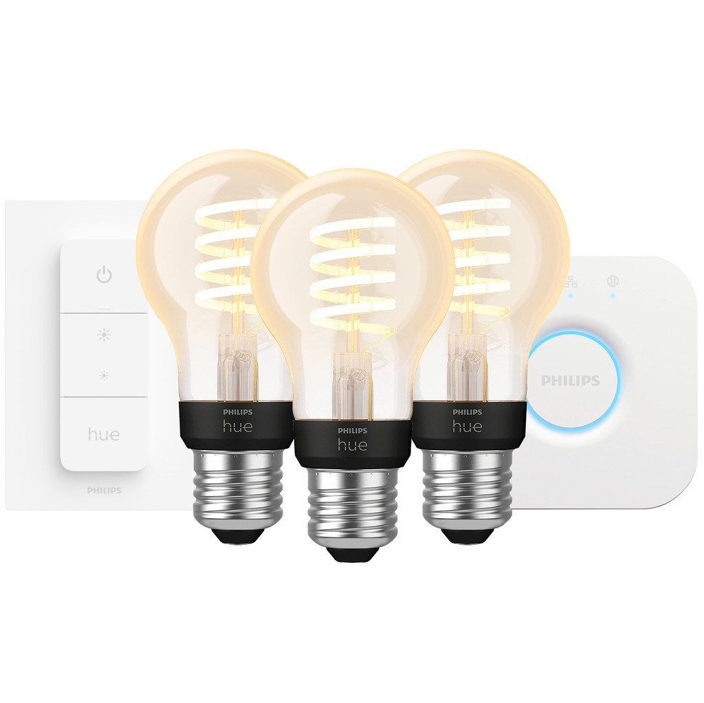 Philips Hue Filament White Standaard 3-Pack Startpakket