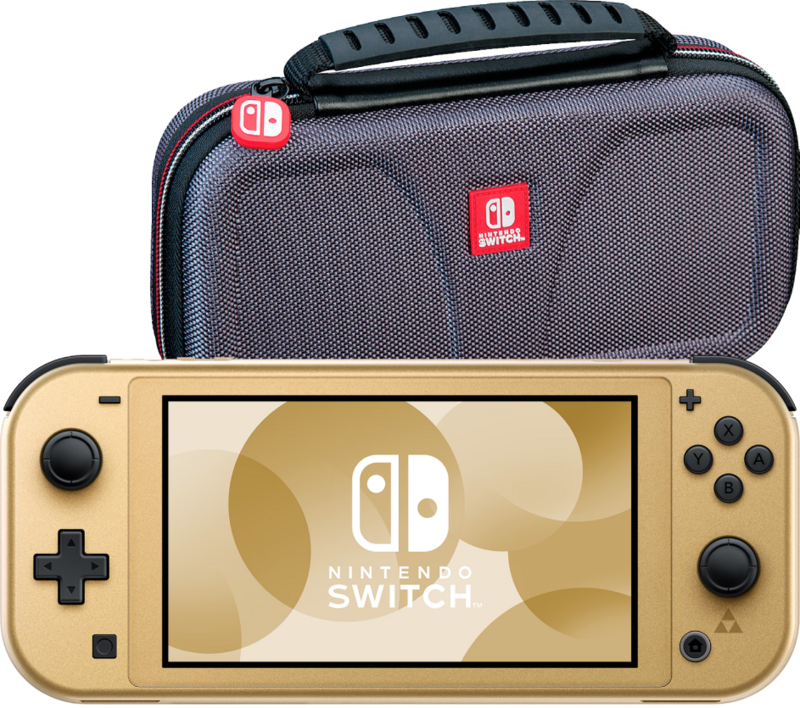 Nintendo Switch Lite Zelda Edition + Beschermtas