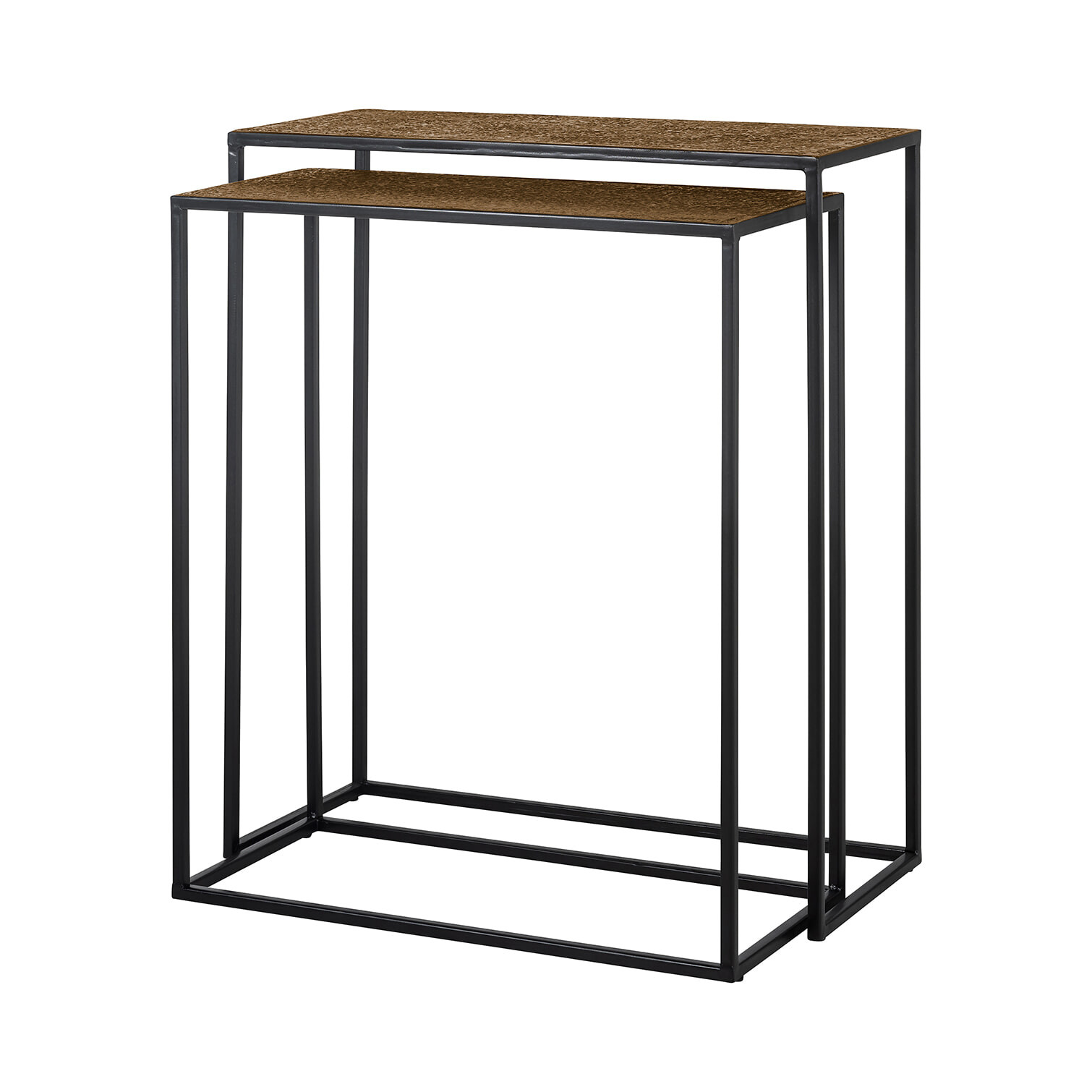 Richmond Sidetable Bristol Metaal, Set van 2 stuks