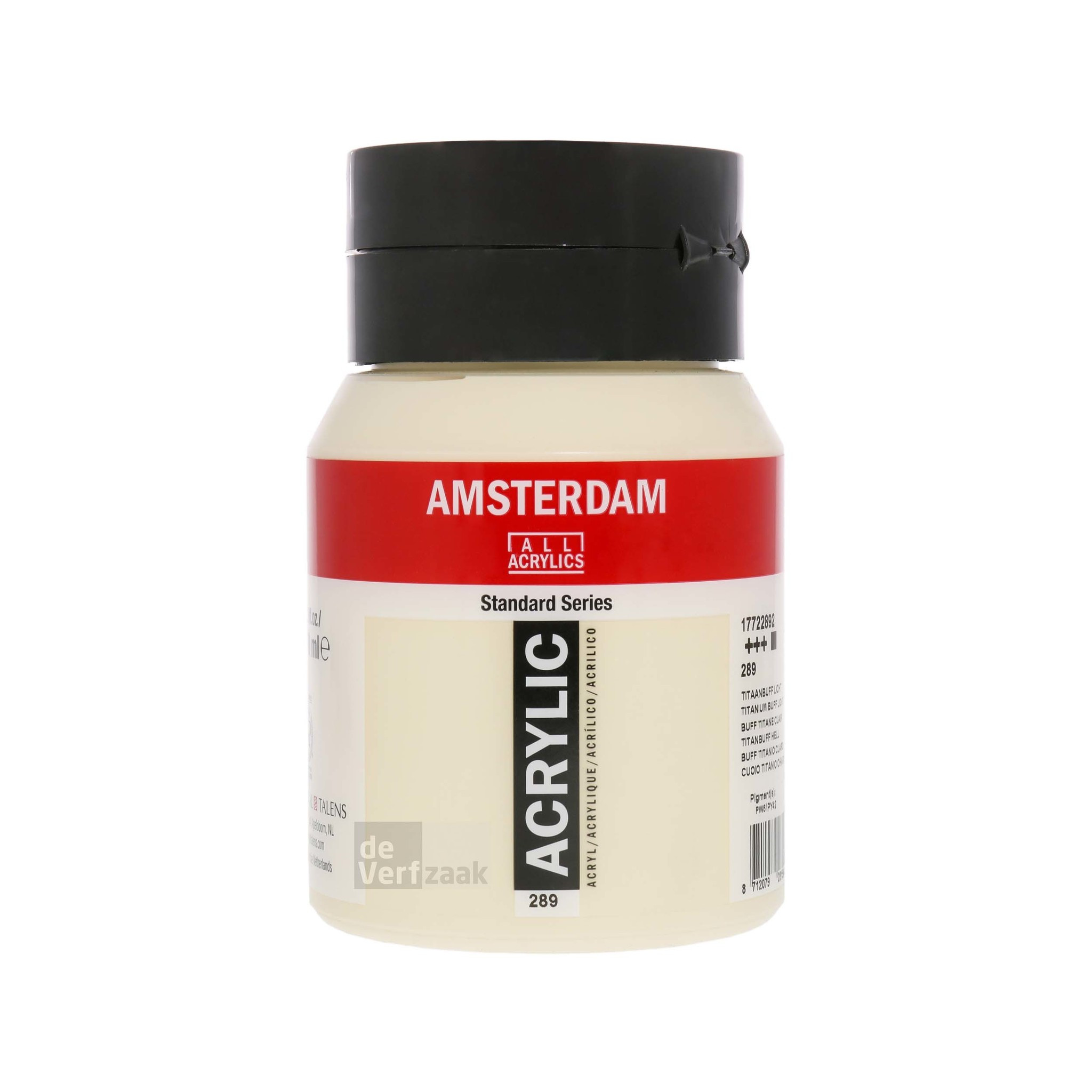 Royal Talens Amsterdam Acrylverf 500 ml - Titaanbuff Licht