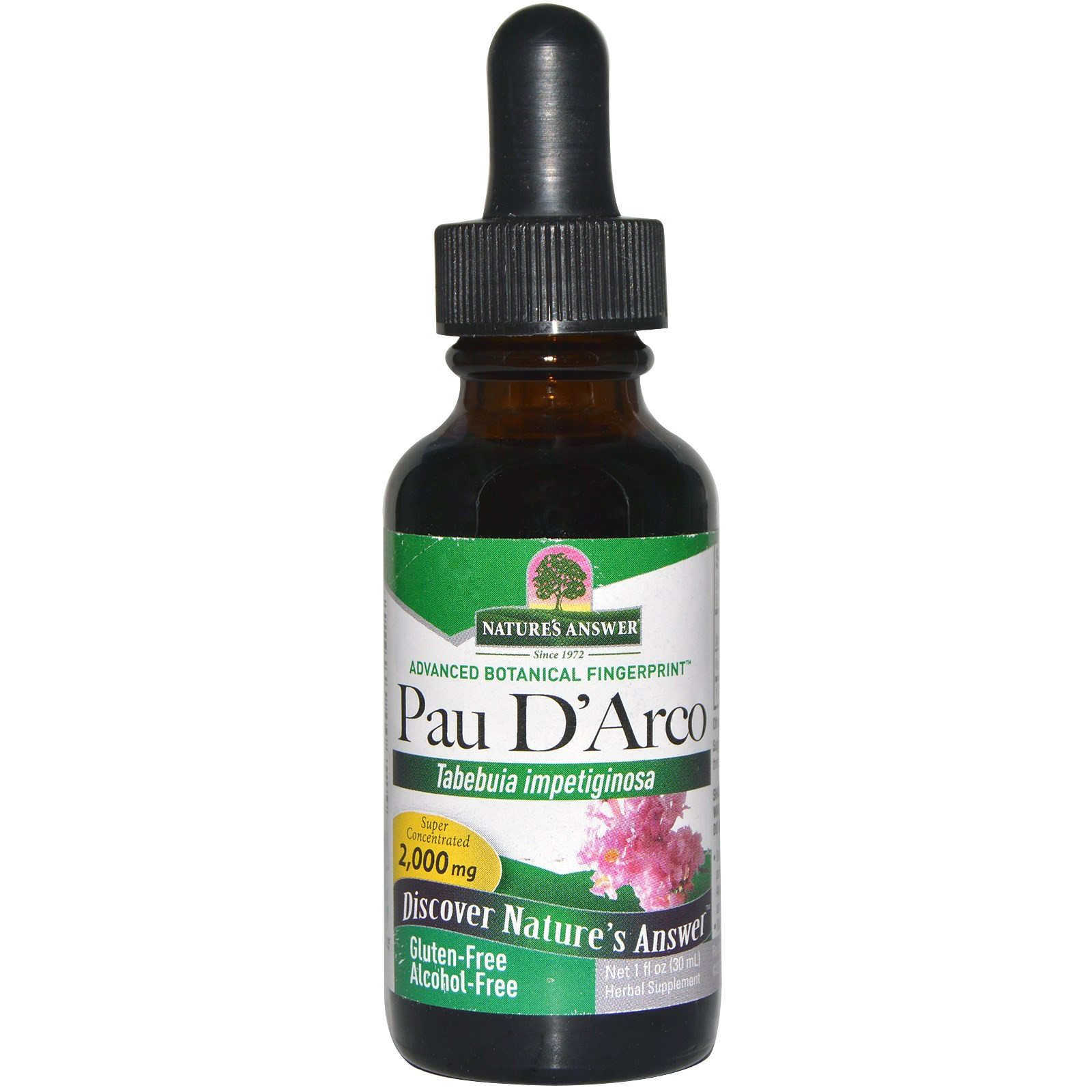 Pau D&apos; Arco, Alcohol-Free, 2000 mg (30 ml) - Nature&apos;s Answer