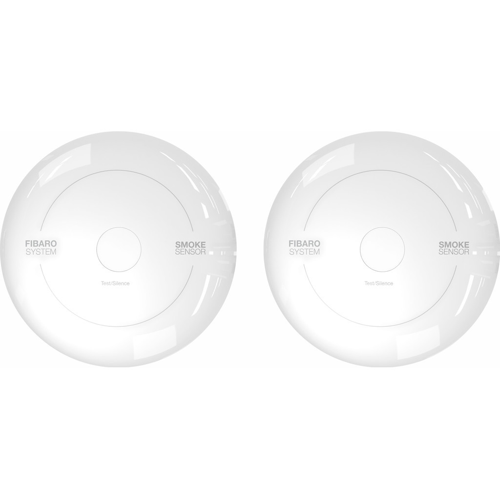 Fibaro Smoke Sensor (Werkt met Toon) Duo Pack (2 jaar)