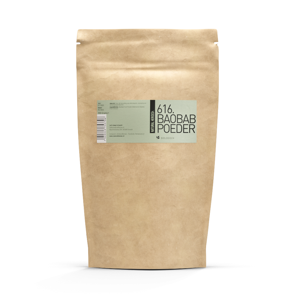 Baobab Fruit Poeder (Biologisch) 200 gram