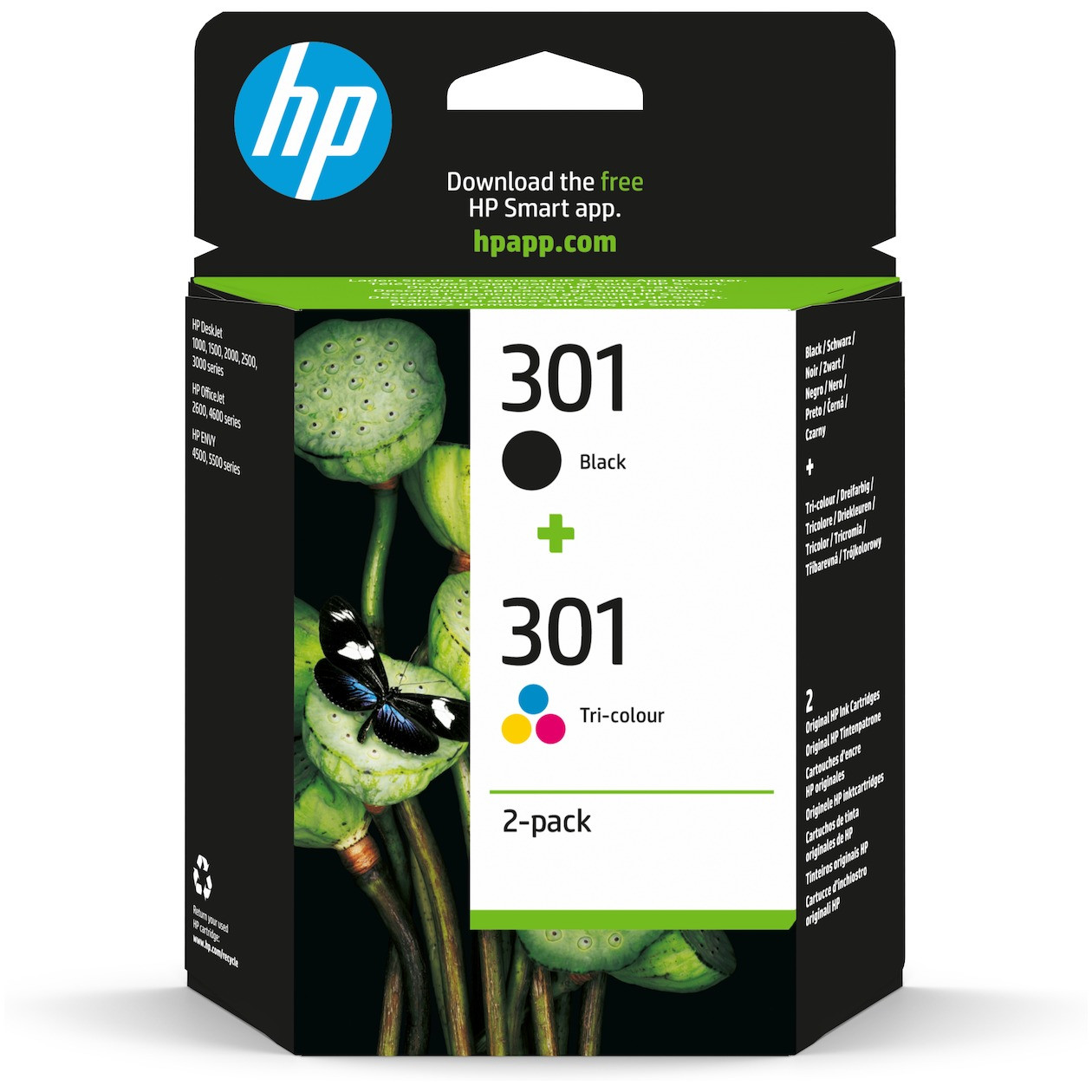 HP 301 Cartridges Combo Pack Inkt