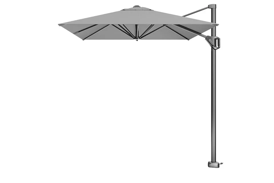 Platinum | Zweefparasol Voyager T¹ 300 x 200 cm | Lichtgrijs