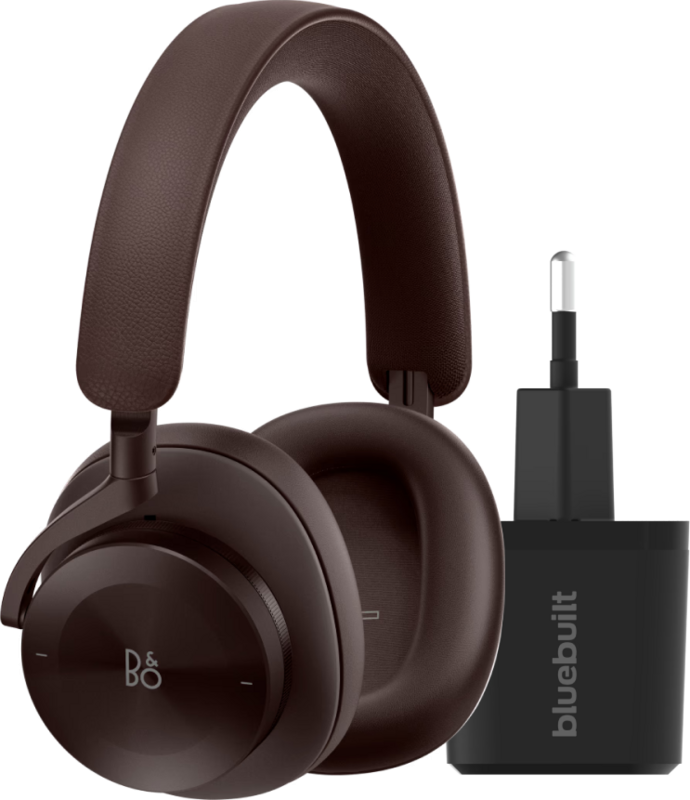 Bang & Olufsen Beoplay H95 Bruin + BlueBuilt Quick Charge Oplader met Usb A Poort 18W