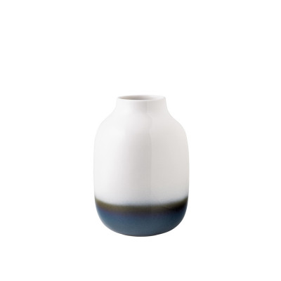 Villeroy & Boch Lave Home Nek vaas wit blauw groot