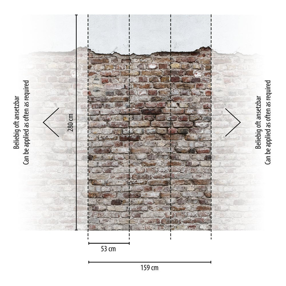 Livingwalls The Wall grijs behang | 383331