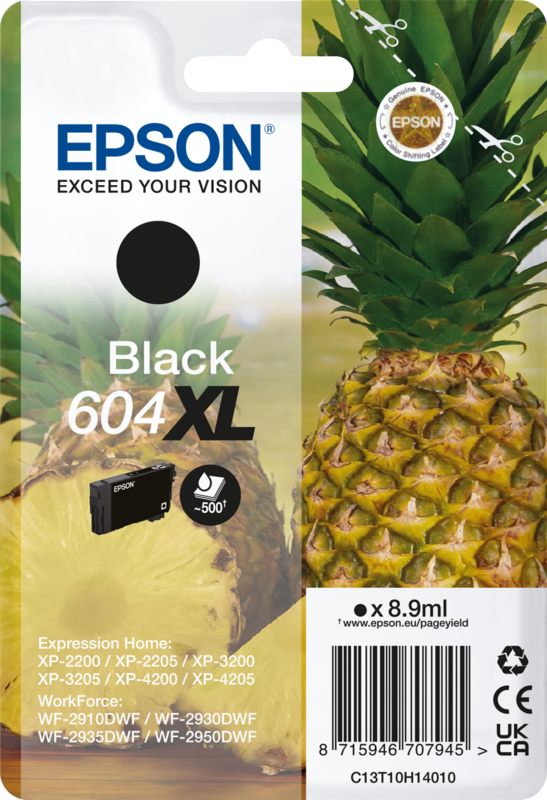 Epson 604XL Cartridge Zwart