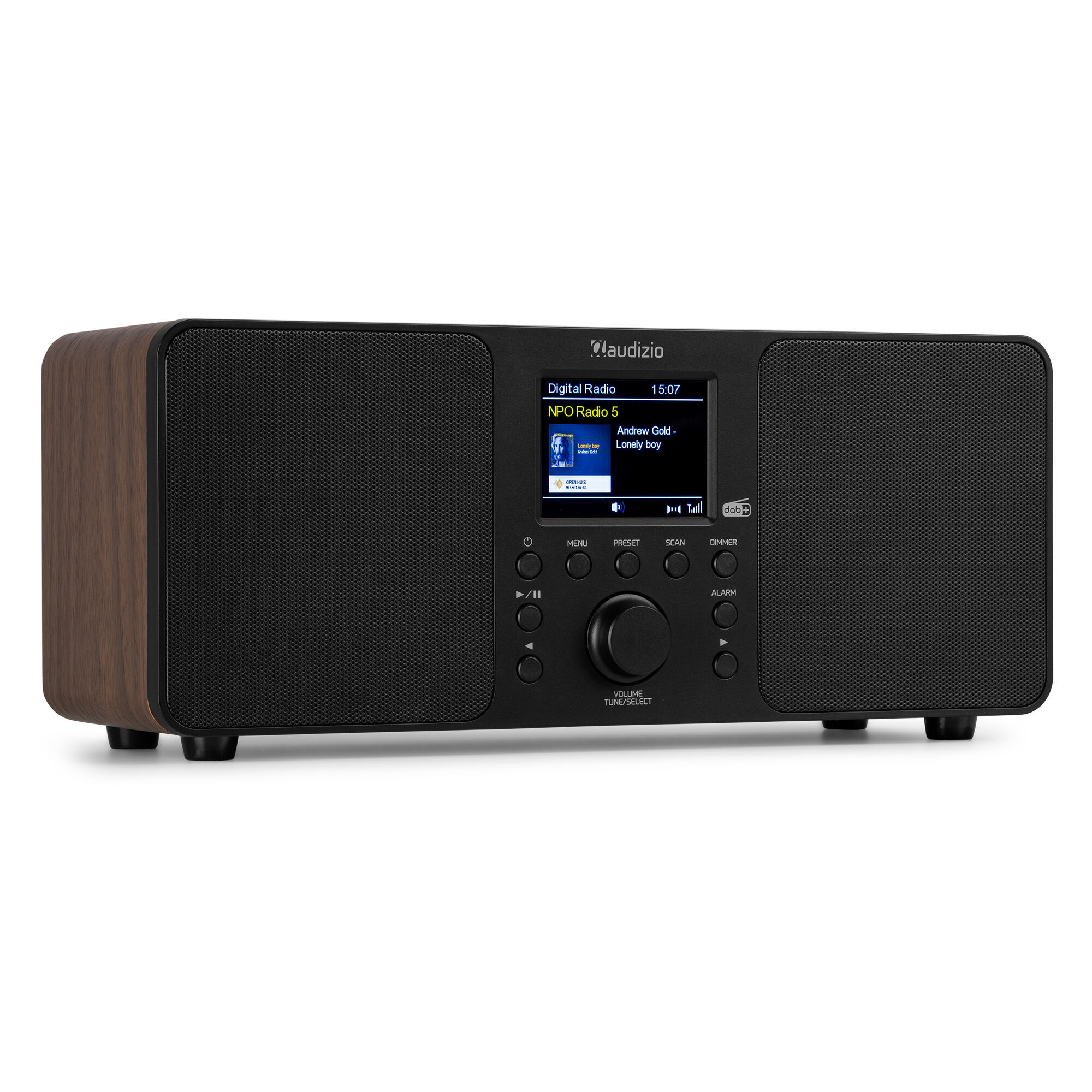 Audizio Genua DAB radio - DAB+ radio met Bluetooth & wekkerradio -