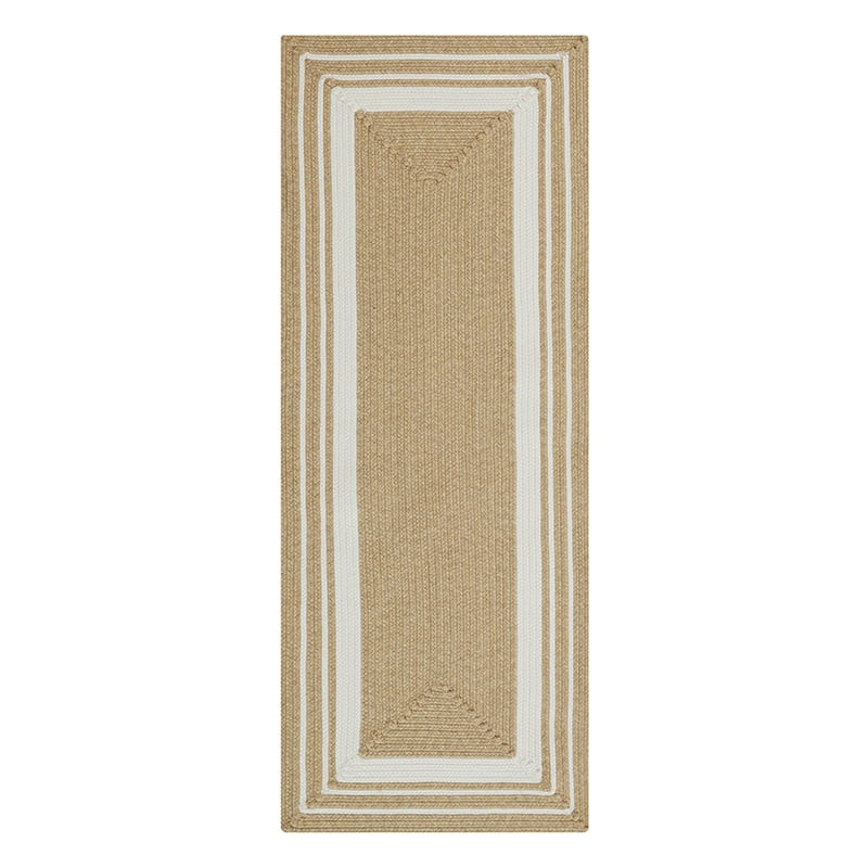 Jute Vloerkleed Braids Beige - NORTHRUGS - 80x150 cm - Rechthoek - Dekbed-Discounter.nl