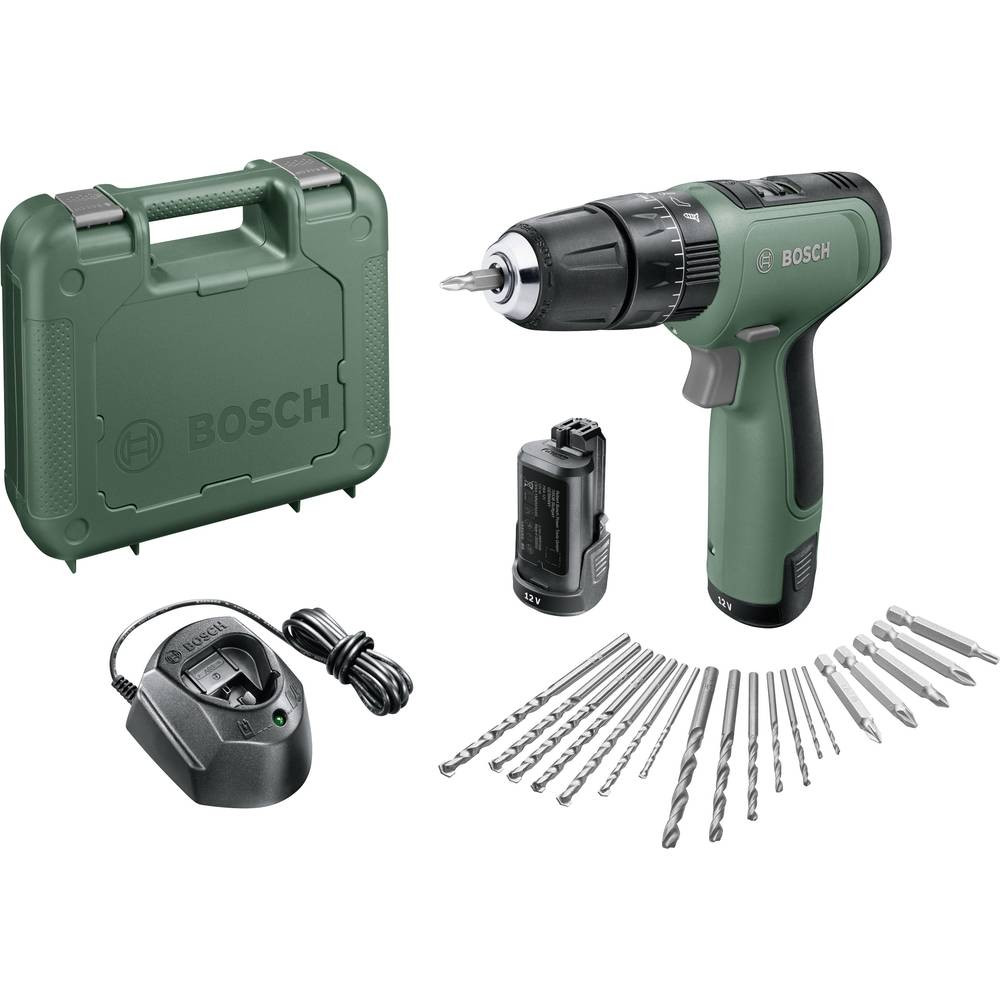 Bosch Home and Garden EasyImpact 1200 Accu-klopboor/schroefmachine 2 snelheden Incl. 2 accus