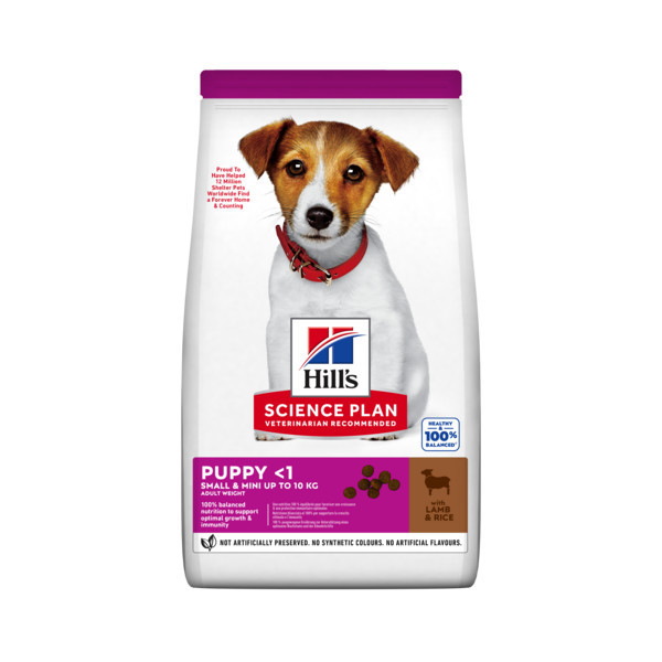 Hill&apos;s Puppy Small & Mini met lam & rijst hondenvoer 2 x 6 kg