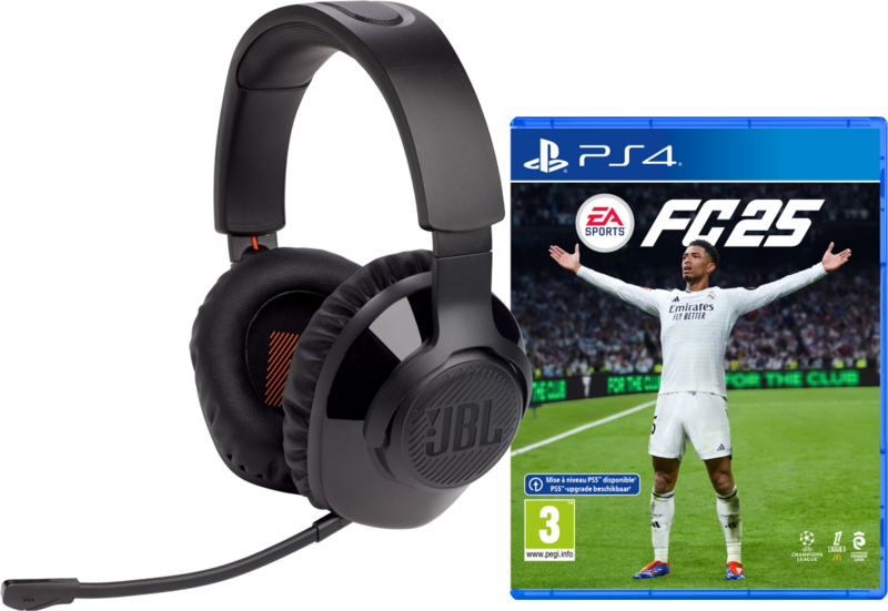 JBL Quantum 350 Wireless + EA Sports FC 25 PS4