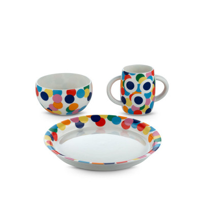 Alessi Alessini Kinderservies porselein 3 delig