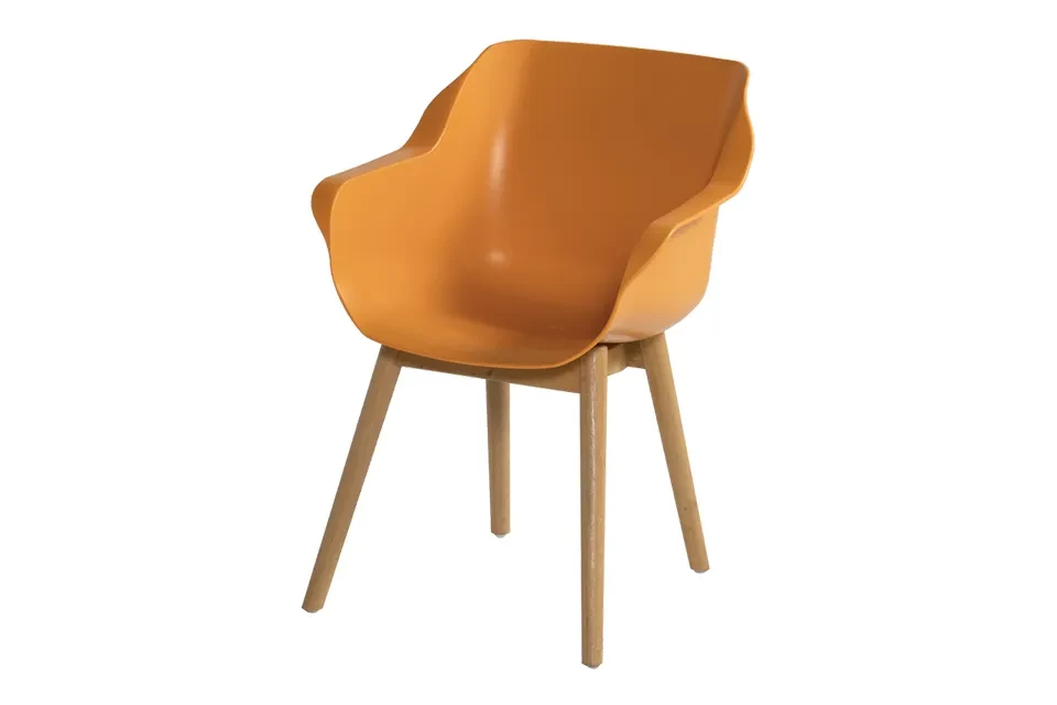 Hartman | Tuinstoel Sophie met Armleuningen Teak | Indian Orange