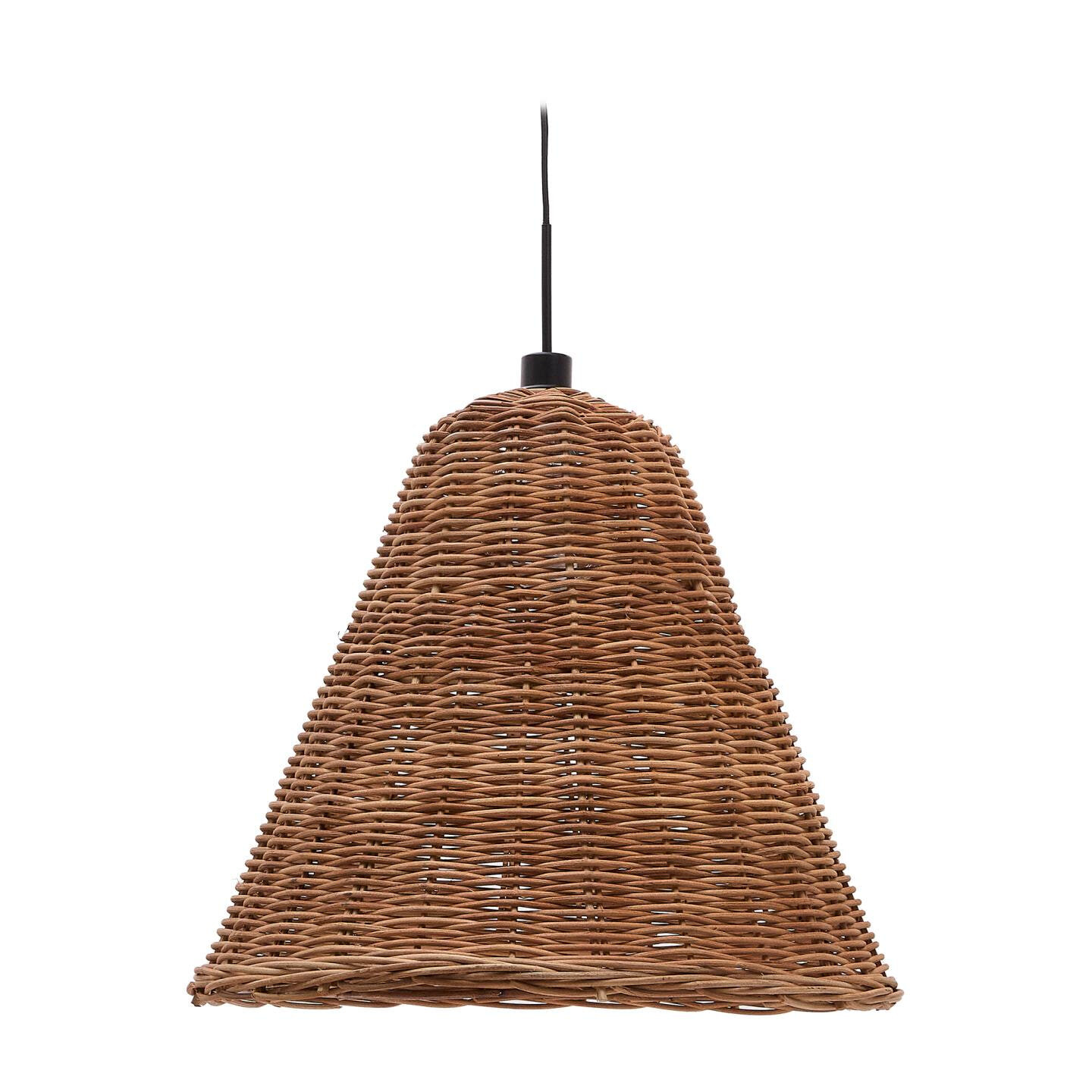 Kave Home Hanglamp Calvia Rotan, 60cm - Bruin