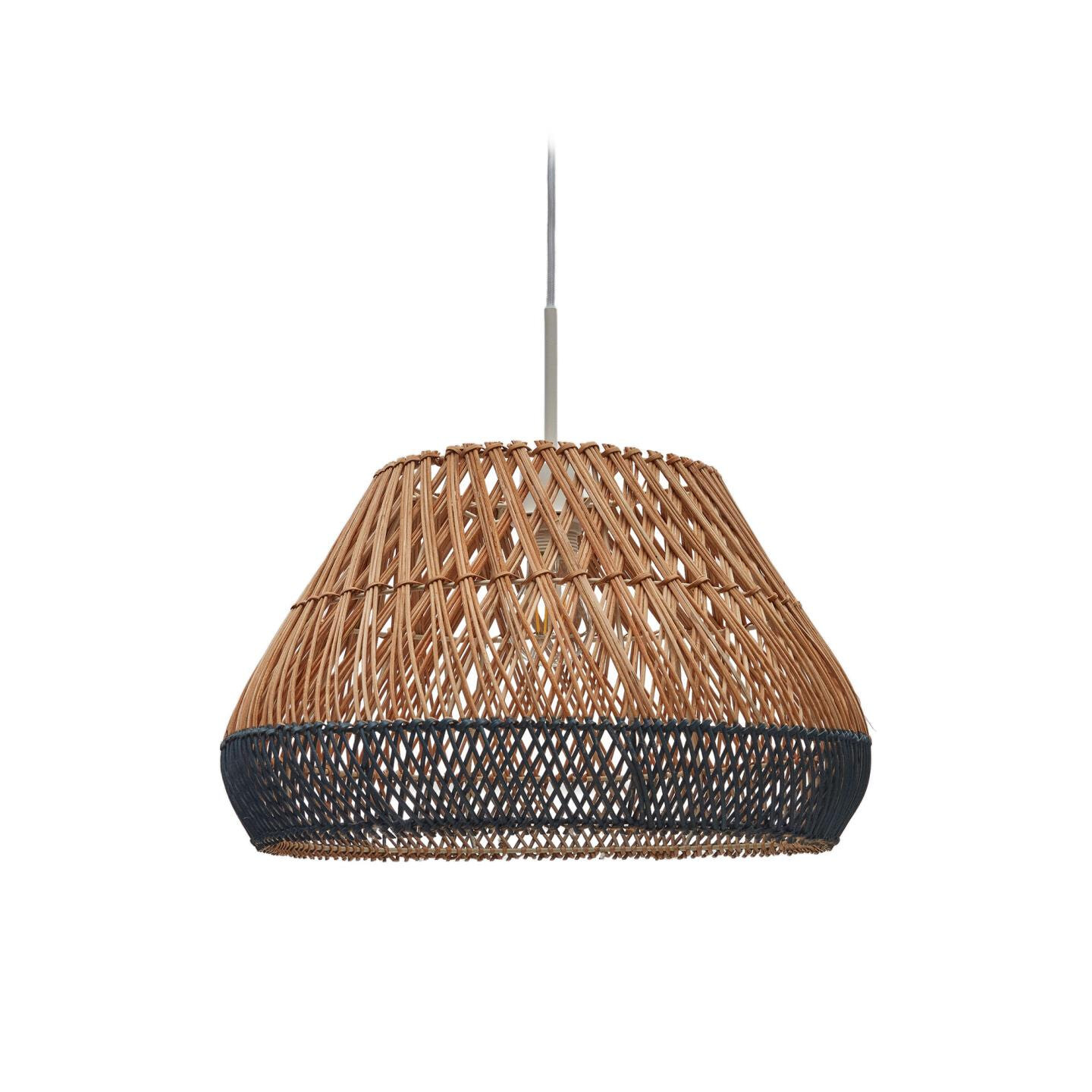 Kave Home Hanglamp 'Daro' Rotan, Ø47cm