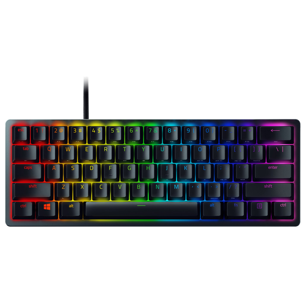 Razer Huntsman Mini Gaming Toetsenbord (Optisch Paars) Zwart QWERTY