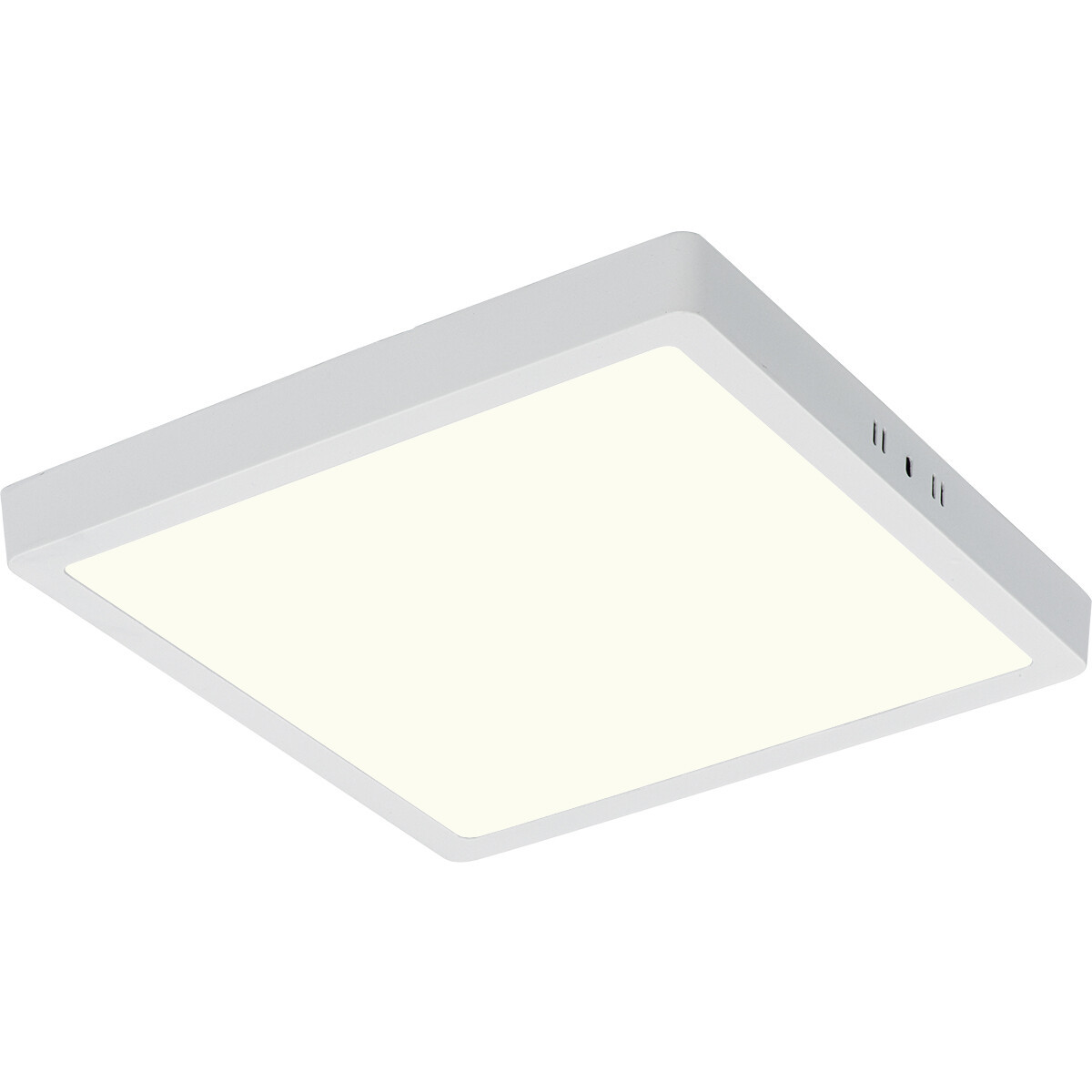 LED Paneel - 30x30 Natuurlijk Wit 4200K - 28W Opbouw Vierkant - Mat Wit - Flikkervrij