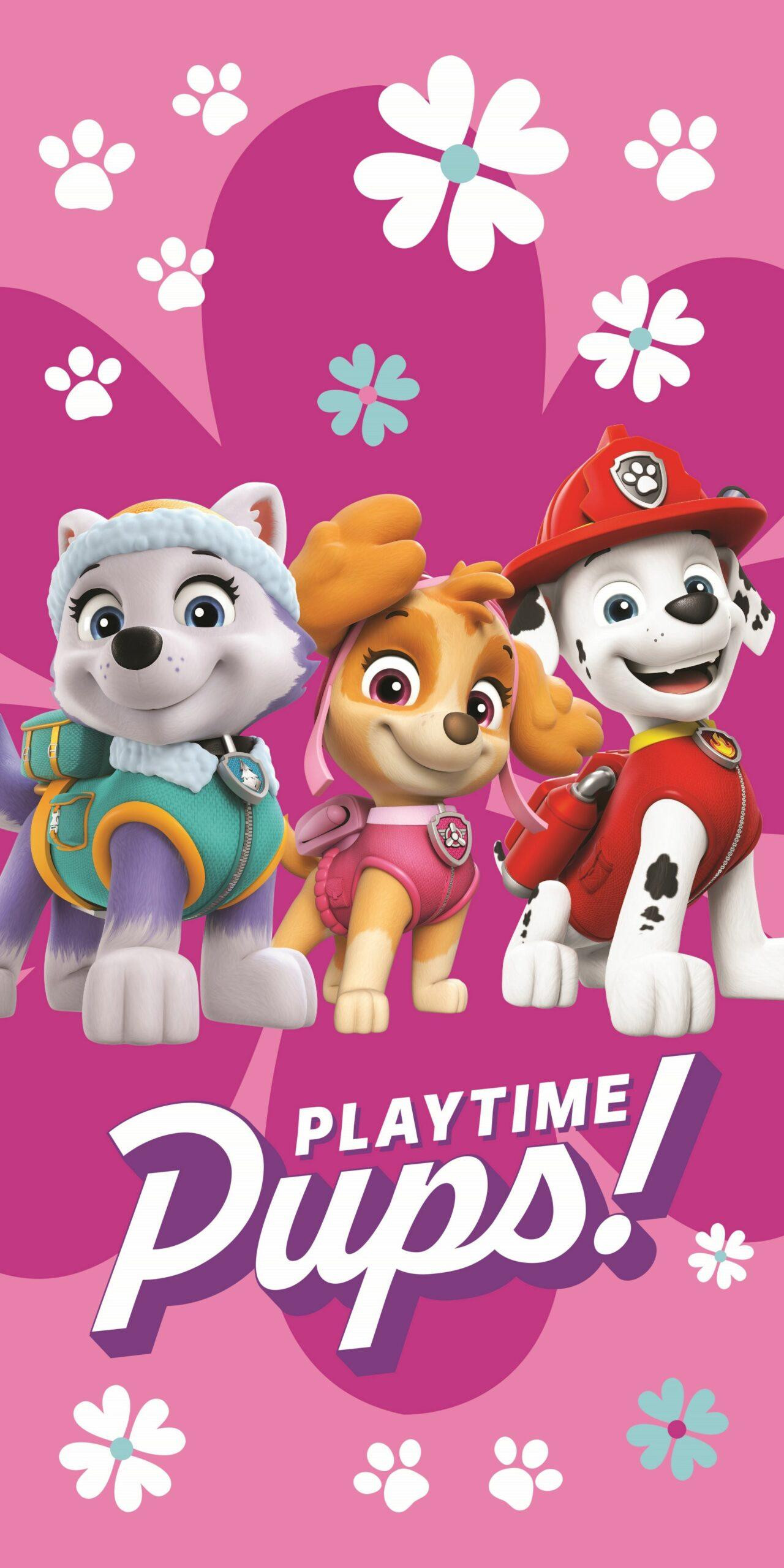 Paw Patrol strandlaken Playtime 70 x 140 cm