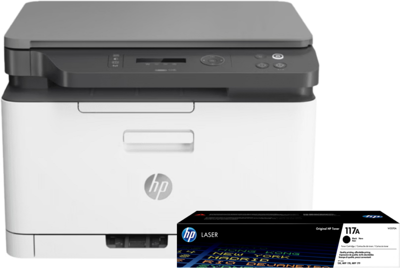 HP Color Laser MFP 178nw + 1 extra zwarte toner