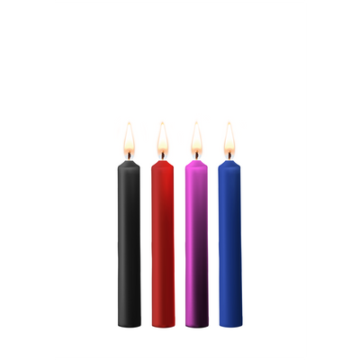 Ouch! by Shots Teasing Wax Candles - 4 Pieces - Multicolor