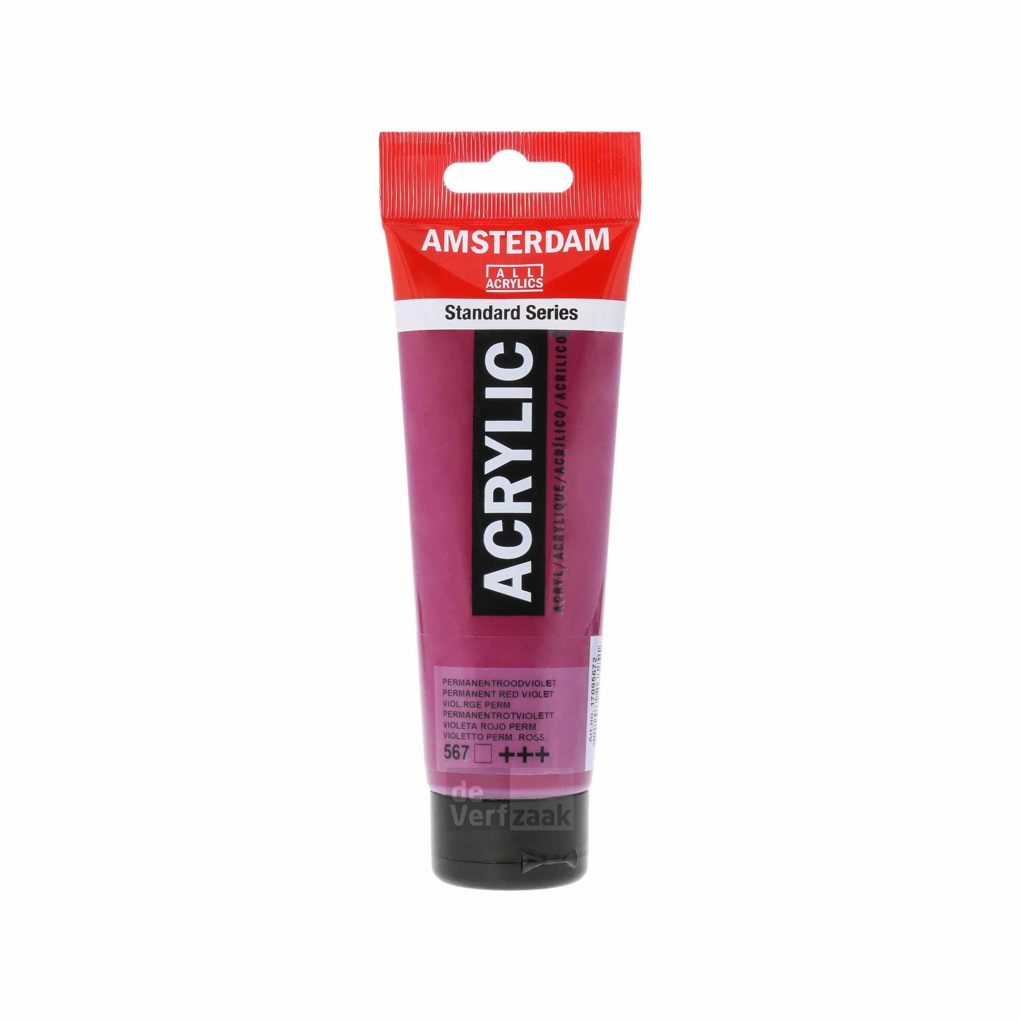 Royal Talens Amsterdam Acrylverf 120 ml - Permanentrood Violet