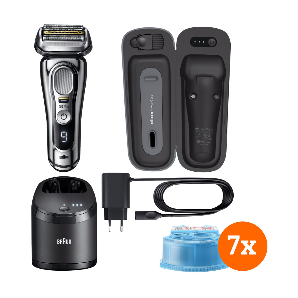 Braun Series 9 Pro 9476cc + Reinigingsvloeistof (5 + 1 stuks)